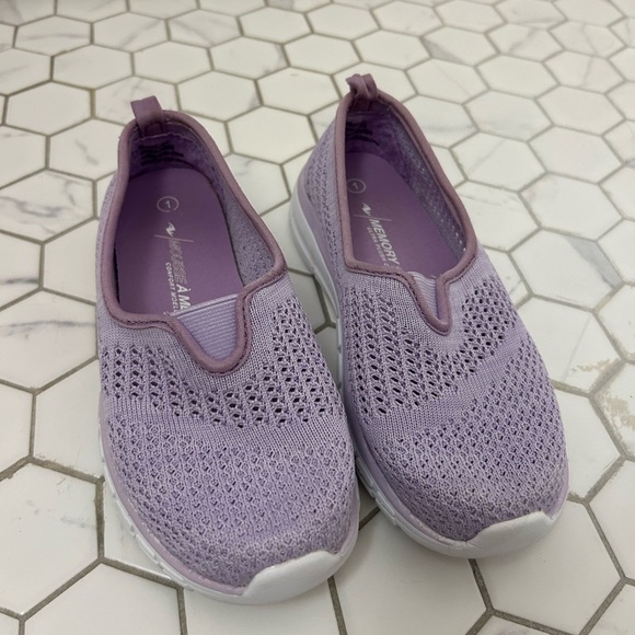 Memory Foam Purple Slip-On Shoes, Sz 1 - Picture 1 of 4